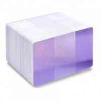 Blank Coloured Glitter Plastic Cards - Various Colours - Pack of 100